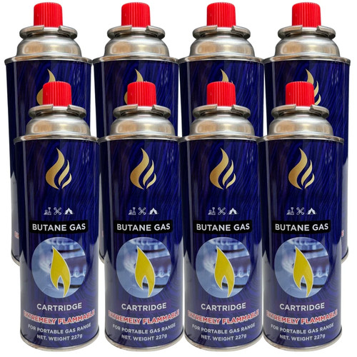 Butane gas canisters - gas, 227g