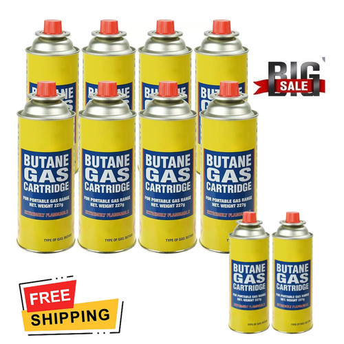 Butane gas bottles - 12,