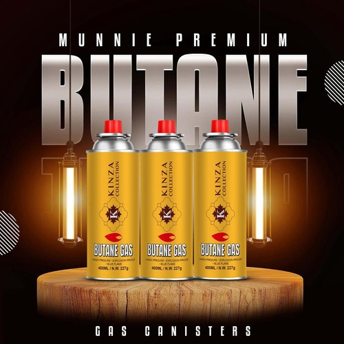 Butane gas can - butane, bottle