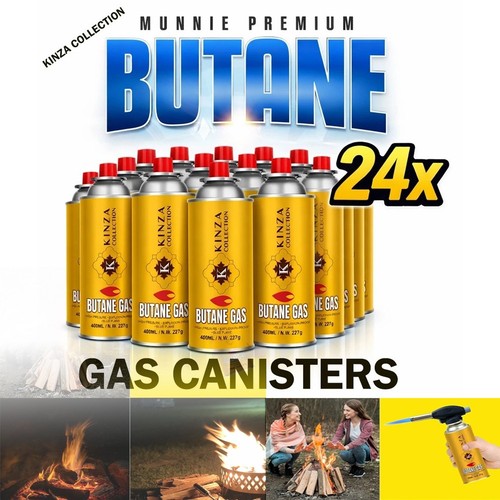Pack butane gas canisters - 24,